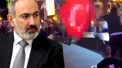 Ermenistan'da bayrağımıza alçak saldırı! Paşinyan'dan açıklama var