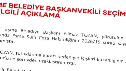 Eşme Belediye Başkanvekili 27 Nisan'da belirlenecek