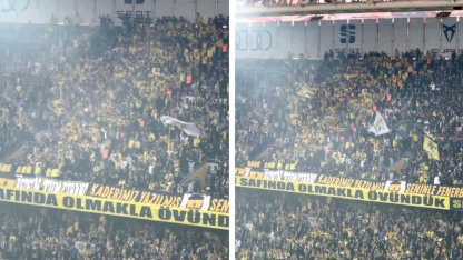 Hepsi birden söyledi! Fener taraftarından Mert Hakan'a büyük destek
