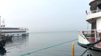 İstanbul'da Yoğun Sis, Gemi Trafiği Askıya Alındı