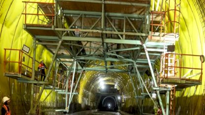 İzmir'de Onat Tüneli’nde çalışmalar tam gaz