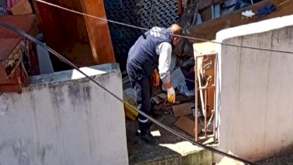 İzmit'te belediyeden çöp eve müdahale