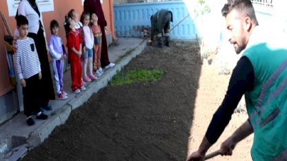 Kayseri Kocasinan'da minik eller toprağa değiyor