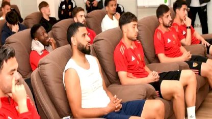 Kayserispor'a moral ziyareti