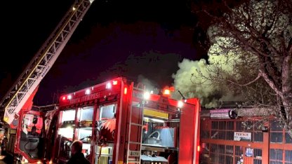 Konya’da Oto Lastikçi Yangını: 2 Yaralı