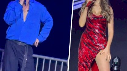 Murat Boz'dan sahnede Hadise'ye olay sözler: Böyle kıyafetler giyme benim karşımda