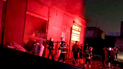 Şanlıurfa'da Hurdacı Dükkanında Yangın