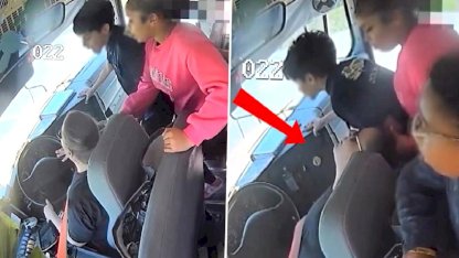 Seyir halindeki otobüsün şoförü bayıldı! Dehşeti yaşayan çocuklar bakın ne yaptı