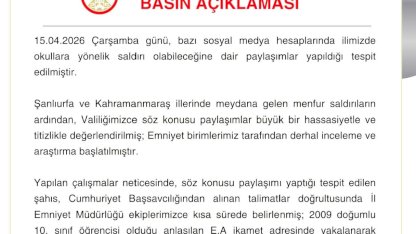 Sivas'ta Okullara Saldırı İddiası: 17 Yaşındaki Öğrenci Gözaltında