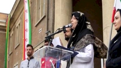 Tahran'da sağlık çalışanları ABD ve İsrail'in hastaneleri hedef almasını protesto etti