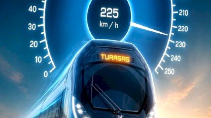 Yerli Hızlı Tren testte 225 km/s hıza ulaştı