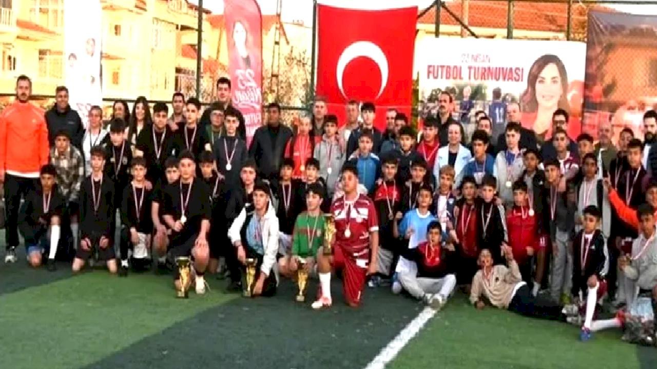 Tekirdağ'da miniklerden futbol resitali