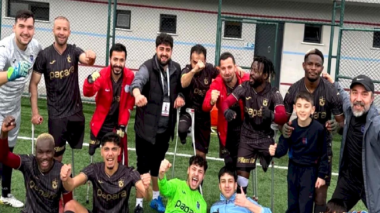 Trabzon Ampute Futbol Takımı 3. sıraya yükseldi