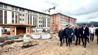 AK Parti heyeti Eskipazar'da yatırımları inceledi
