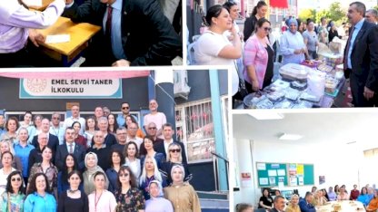 Antalya'da Bakan Tekin'den okul ziyareti