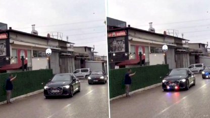 Ayyüce Türkeş, kokoreç yemeye çakarlı konvoyuyla gitti