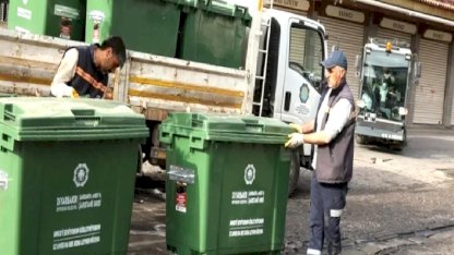 Diyarbakır'da yeni nesil çöp konteynerleri alanlarda