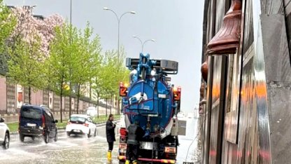 Gaziantep’te Alleben Deresi taştı!