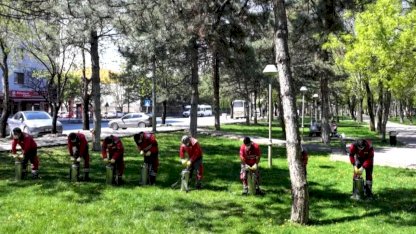 Kayseri Kocasinan'da açık alanlarda yoğun ilaçlama