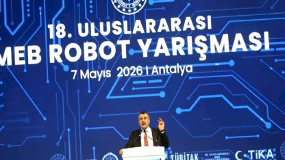 Milli Eğitim Bakanı Tekin, Antalya'daki "Robot Yarışması"nda konuştu Açıklaması