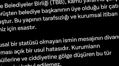 TBB'de kriz oluşturan 'mektup' gerginliği sonrasında Alemdar'dan sert eleştiri