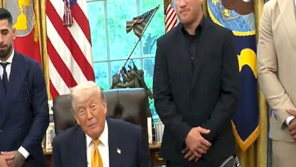 Trump, Beyaz Saray’da bu kez kafes dövüşçülerini ağırladı